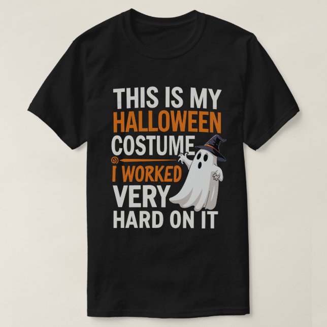 Det här är min Halloween-dräkt som jag arbetade my T Shirt (Design framsida)