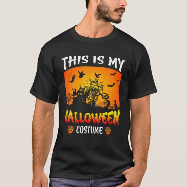 Det här är min Halloween-dräkt T Shirt (Framsida)
