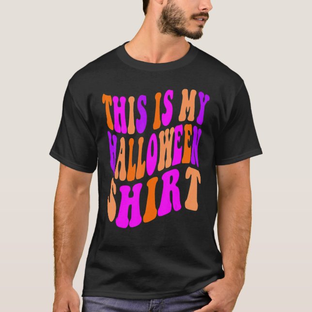 Det här är min Halloween-dräkt T Shirt (Framsida)
