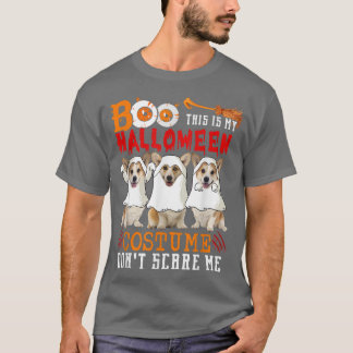 Det här är min Halloween-dräkt tre Corgi Hundar T Shirt