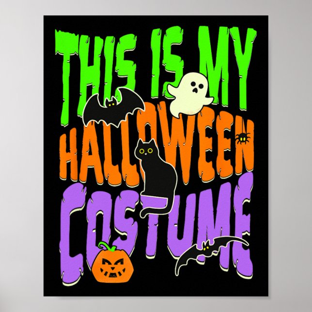 Det här är min Halloween-kostym1 Poster (Framsidan)