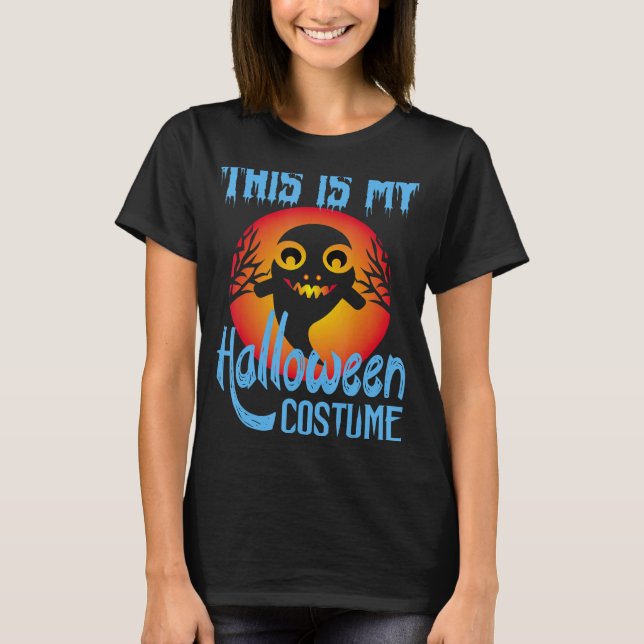 Det här är min Halloween-kostym 1 T Shirt (Framsida)