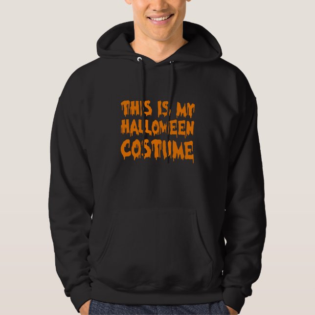 Det här är min Halloween-kostym Hoodie (Framsida)