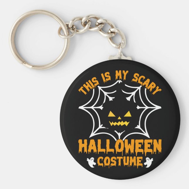 Det här är min Halloween-kostym Nyckelring (Framsidan)