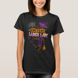 Det här är min Halloween Lunch Dam Costume Cafeter T Shirt