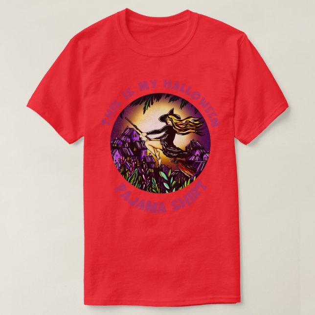 Det här är min Halloween Pajama Funny Halloween Pa T Shirt (Design framsida)