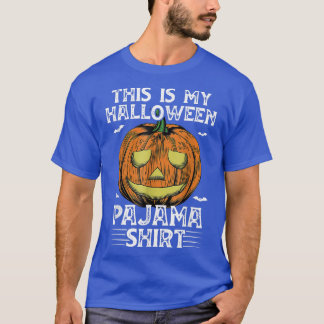 Det här är min Halloween Pajama Halloween Costum T Shirt