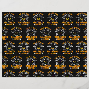 Det här är min Halloween-Papper för kodbok Reklamblad