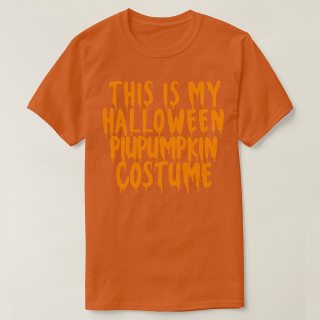 Det här är min Halloween Pumpkin Costume Halloween T Shirt (Design framsida)