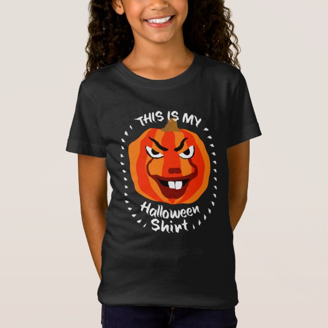 🎃 det här är min Halloween-skirt... T Shirt (Framsida)