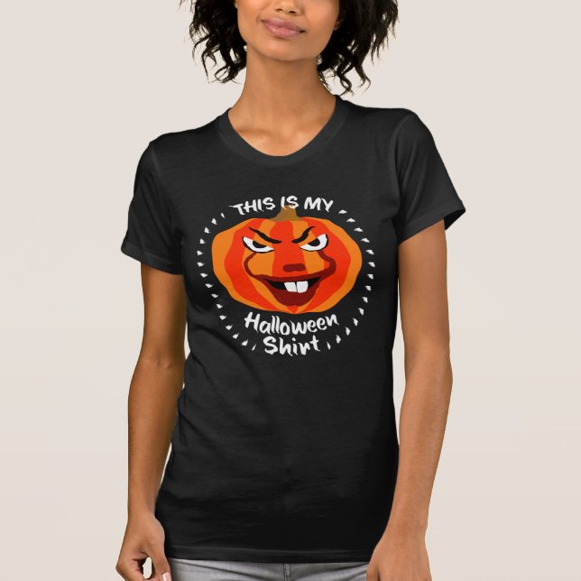 🎃 det här är min Halloween-skirt... T Shirt (Framsida)