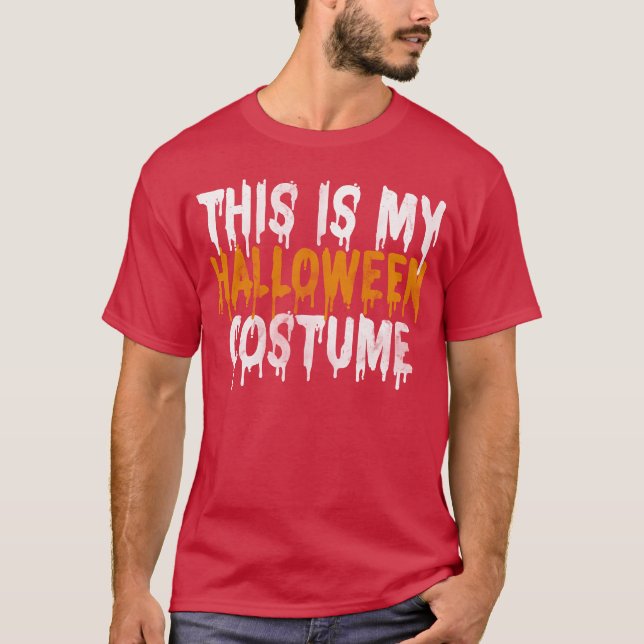 Det här är min Halloween-tjej i sista minuten T Shirt (Framsida)