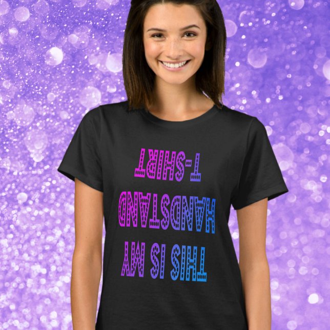 "Det här är min handstand T-Shirt" Gymnastics Tee (Skapare uppladdad)