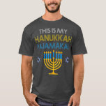 Det här är min Hanukkah Pajamakah Chanukah Pajama T Shirt<br><div class="desc">Det här är min Hanukkah Pajamakah Chanukah Pajama.</div>