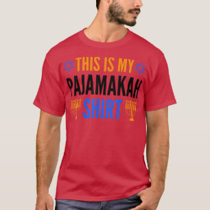 Det här är min Hanukkah Pajamakah Chanukah Pajama T Shirt