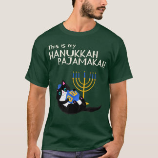 Det här är min Hanukkah Pajamakah hanukkah lustiga T Shirt