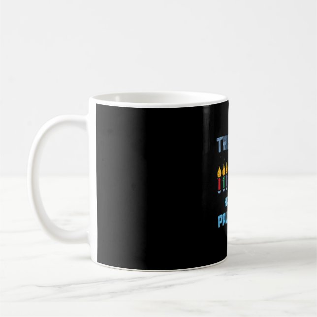 Det här är min Hanukkah Pajamakah Menorah Nine Kaffemugg (Vänster)