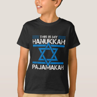 Det här är min Hanukkah Pajamakah Pj Pajama Funny T Shirt