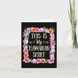 Det här är min Hawaii T Shirt Aloha Beacher Hawaii Kort