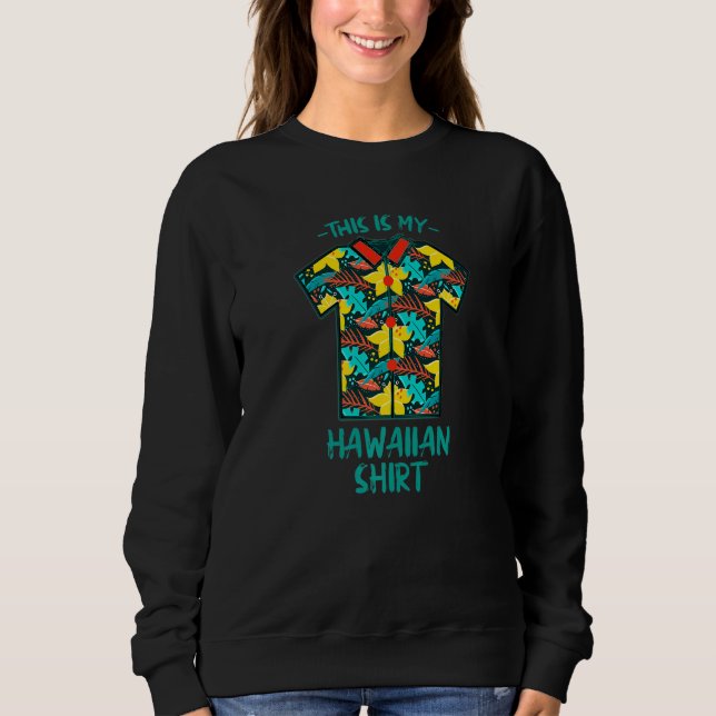 Det här är min Hawaiianska Beach Bum Sommar 58 T Shirt (Framsida)