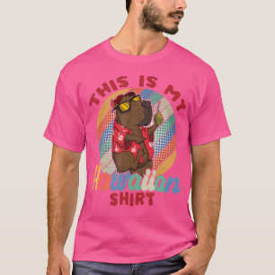 Det här är min Hawaiianska Luau Animal Traveler Ca T Shirt