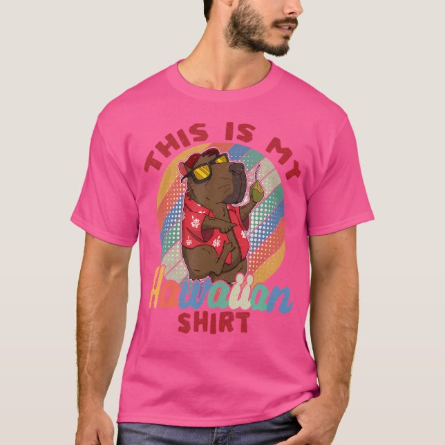 Det här är min Hawaiianska Luau Animal Traveler Ca T Shirt (Framsida)