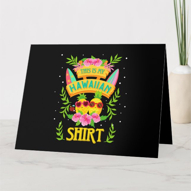 Det här är min Hawaiianska shirt Women Manar Pinea Kort (Framsida)