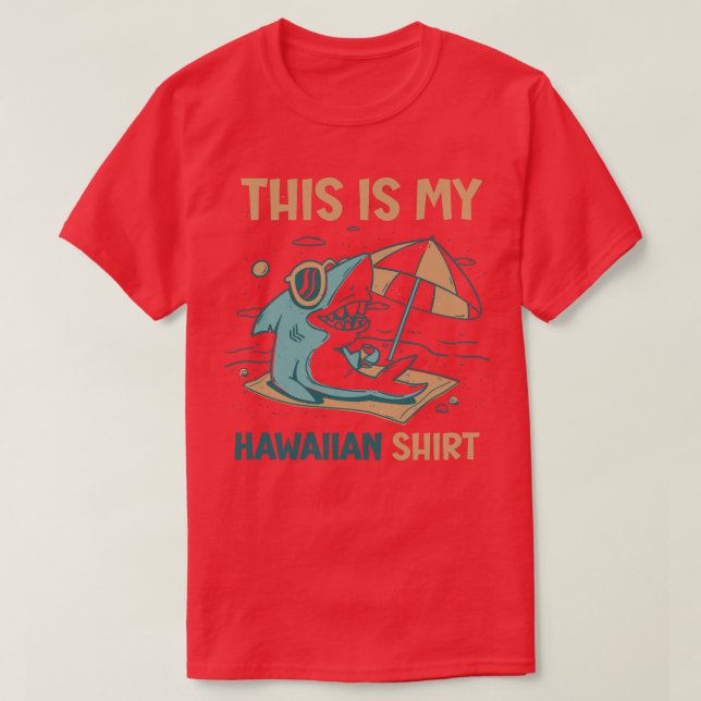 Det här är min Hawaiianska skjorta Helgdag Swe T Shirt (Design framsida)