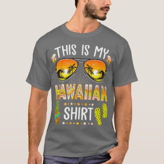 Det här är min hawaiiska Aloha Hawaii Beach Summer T Shirt