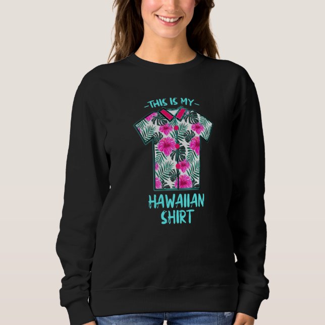 Det här är min hawaiiska Beach Beach Sommar 46 T Shirt (Framsida)