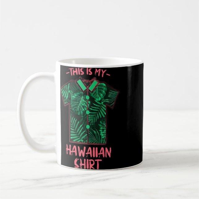 Det här är min hawaiiska Beach Beach Sommar 75 Kaffemugg (Vänster)
