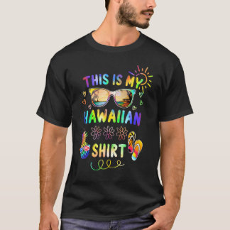 Det här är min hawaiiska Luau Aloha Hawaii Beach P T Shirt