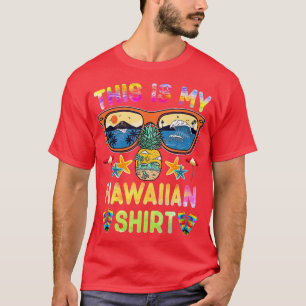 Det här är min hawaiiska Luau Aloha Hawaii Beach P T Shirt
