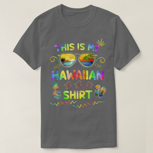 Det här är min hawaiiska Luau Aloha Hawaii Beach P T Shirt (Design framsida)