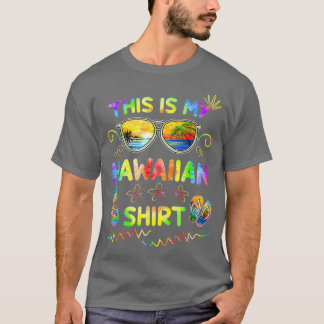 Det här är min hawaiiska Luau Aloha Hawaii Beach P T Shirt