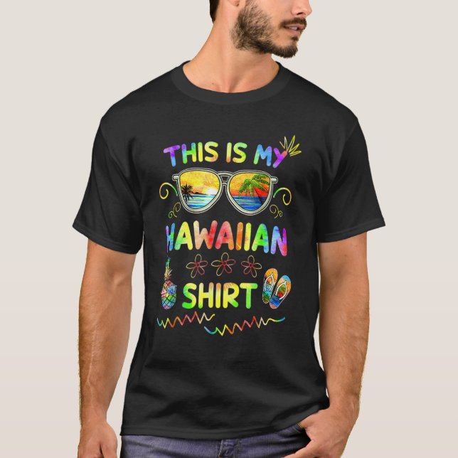 Det här är min hawaiiska Luau Aloha Hawaii Beach P T Shirt (Framsida)