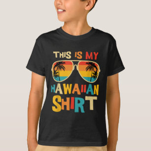 Det här är min hawaiiska Shirt Tropical Luau Costu T
