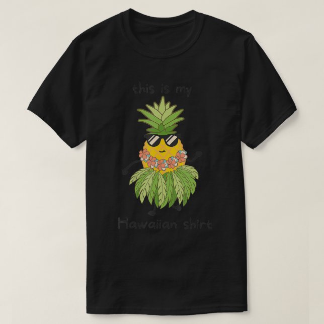 Det här är min hawaiiska sommarsemester t shirt (Design framsida)