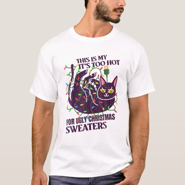 Det här är min Hett för den vackra julsötaren T Shirt (Framsida)