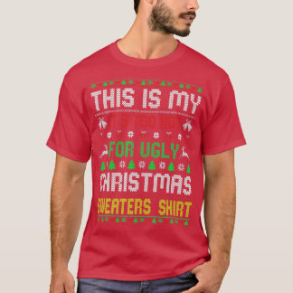 Det här är min Hett för den vackra julsötaren T Shirt
