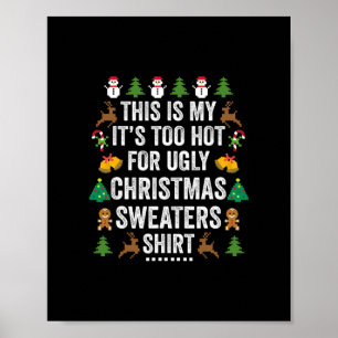 Det här är min hett för ful christmas sweater poster