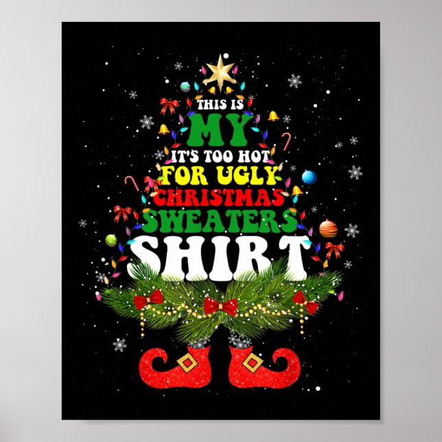 Det här är min Hett för god julstämning Poster (Framsidan)