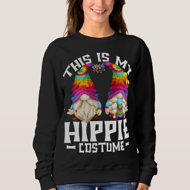Det här är min Hippie Costume Funny Halloween 70-t T Shirt (Framsida)