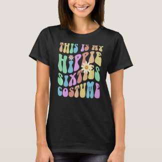DET HÄR ÄR MIN HIPPIE SXTIES Costume Groovy 60's P T Shirt