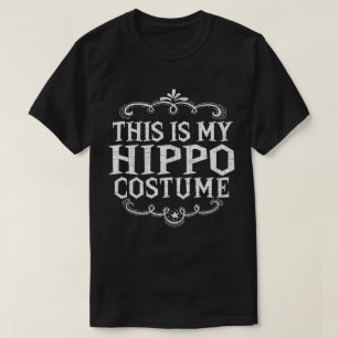 Det här är min Hippo Lazy Halloween Costume T Shirt