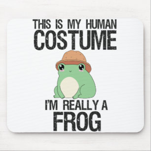 Det här är min Human Costume i'm verkligen a Frog Musmatta
