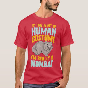 Det här är min humana dräkt Im Verkligen i Hallowe T Shirt