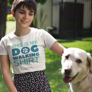 Det här är min Hund Walking Shirt T