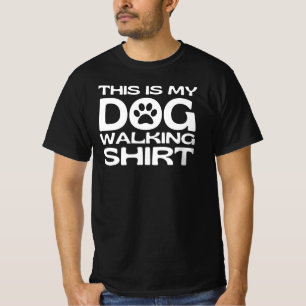 Det här är min Hund Walking Shirt T