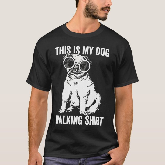 Det här är min Hund Walking T Shirt (Framsida)
